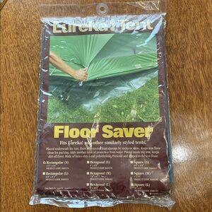 Eureka! Tent Floor Saver Rectangular Small grey or clear grey polypropylene New